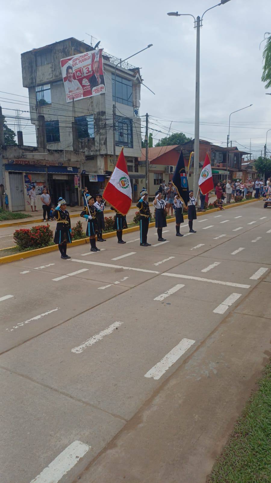 Desfile del aniversaro de la I.E